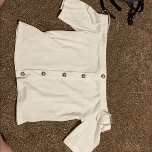 Off the shoulder shirt